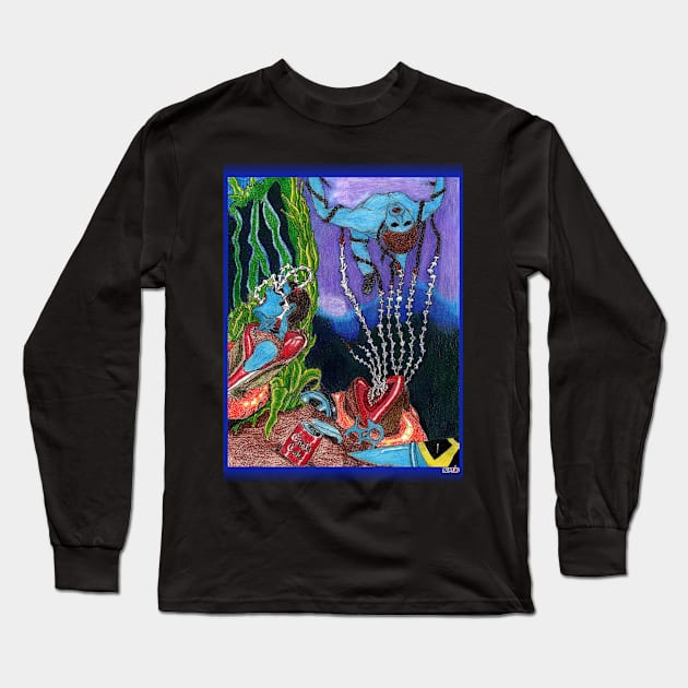 Self Consumption Long Sleeve T-Shirt by LEM3D